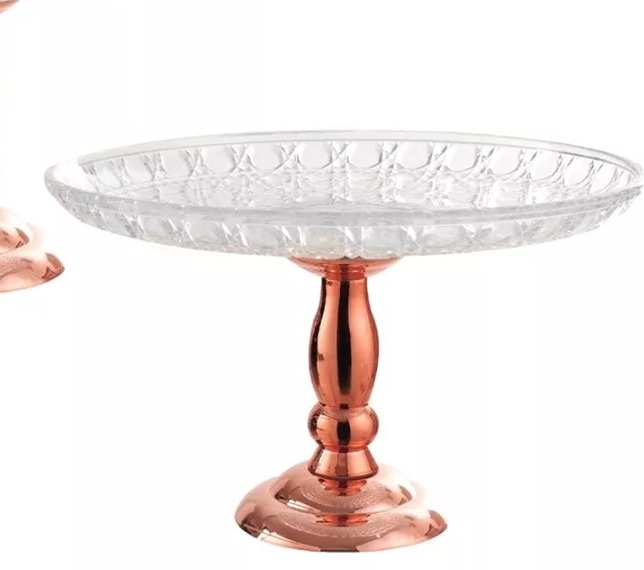 Bandeja Crystal Rose  - GabiSantosDecor