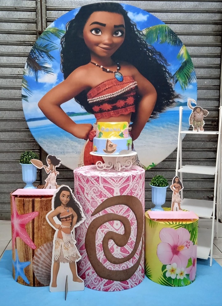 Moana Grande Prata  - GabiSantosDecor