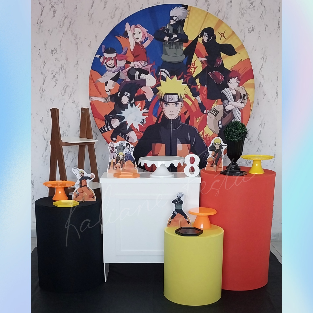Naruto - Kit Ouro - Kaliane Festa Pegue e Monte