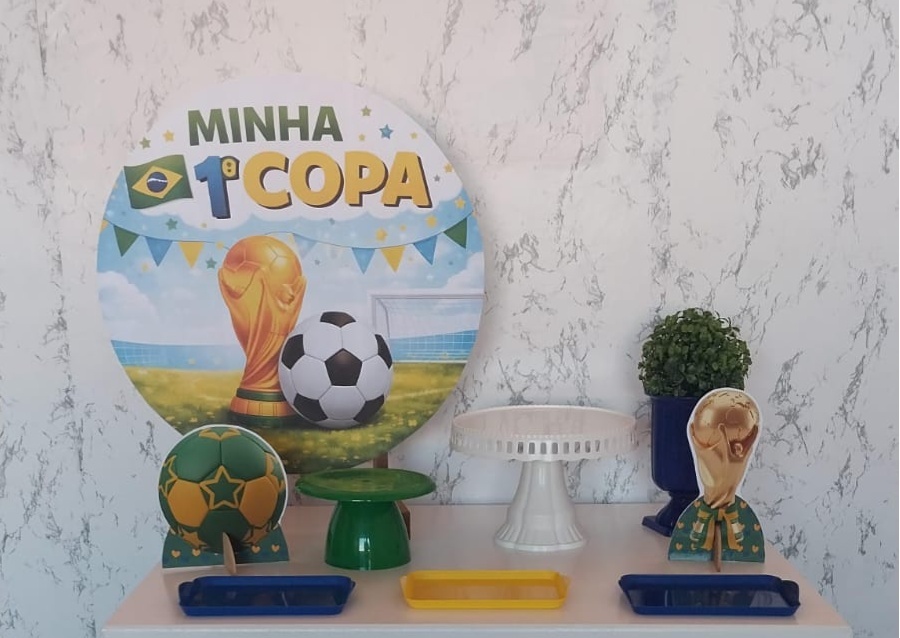 Minikit Festa Na Mesa Copa Brasil - Kaliane Festa Pegue e Monte