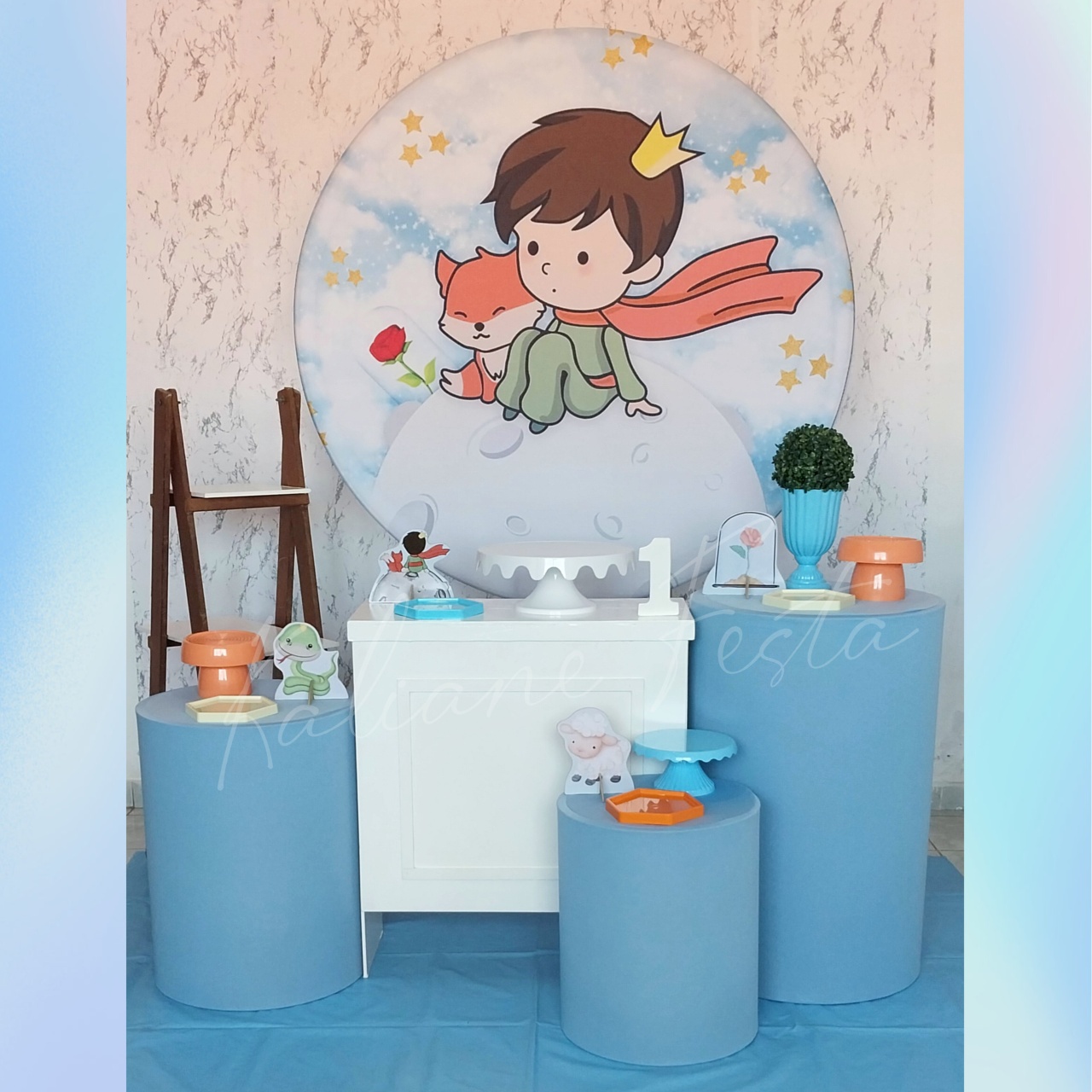 O Pequeno Príncipe - Kit Ouro - Kaliane Festa Pegue e Monte