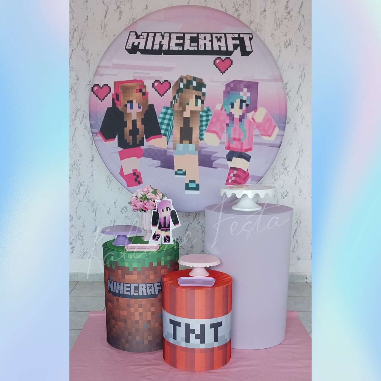 Minegraft - Kit Bronze  - Kaliane Festa Pegue e Monte