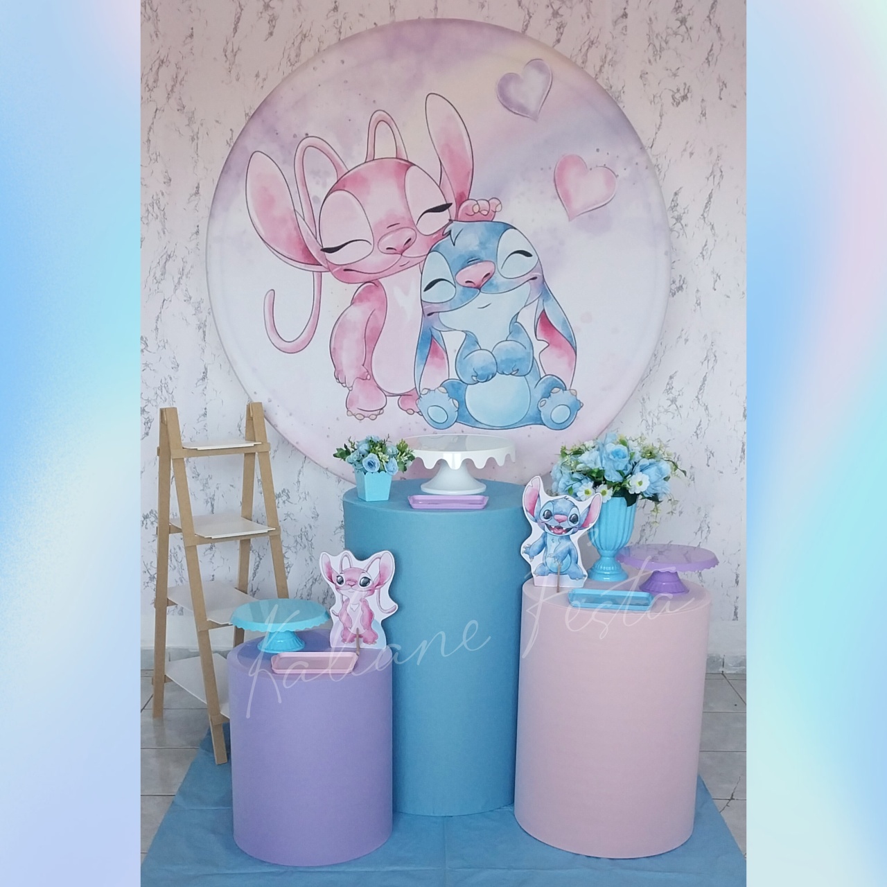  Stitich E Angel 2 - Kit Prata - Kaliane Festa Pegue e Monte
