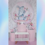 Elefantinha Rosa - Kit Prata - imagem 2