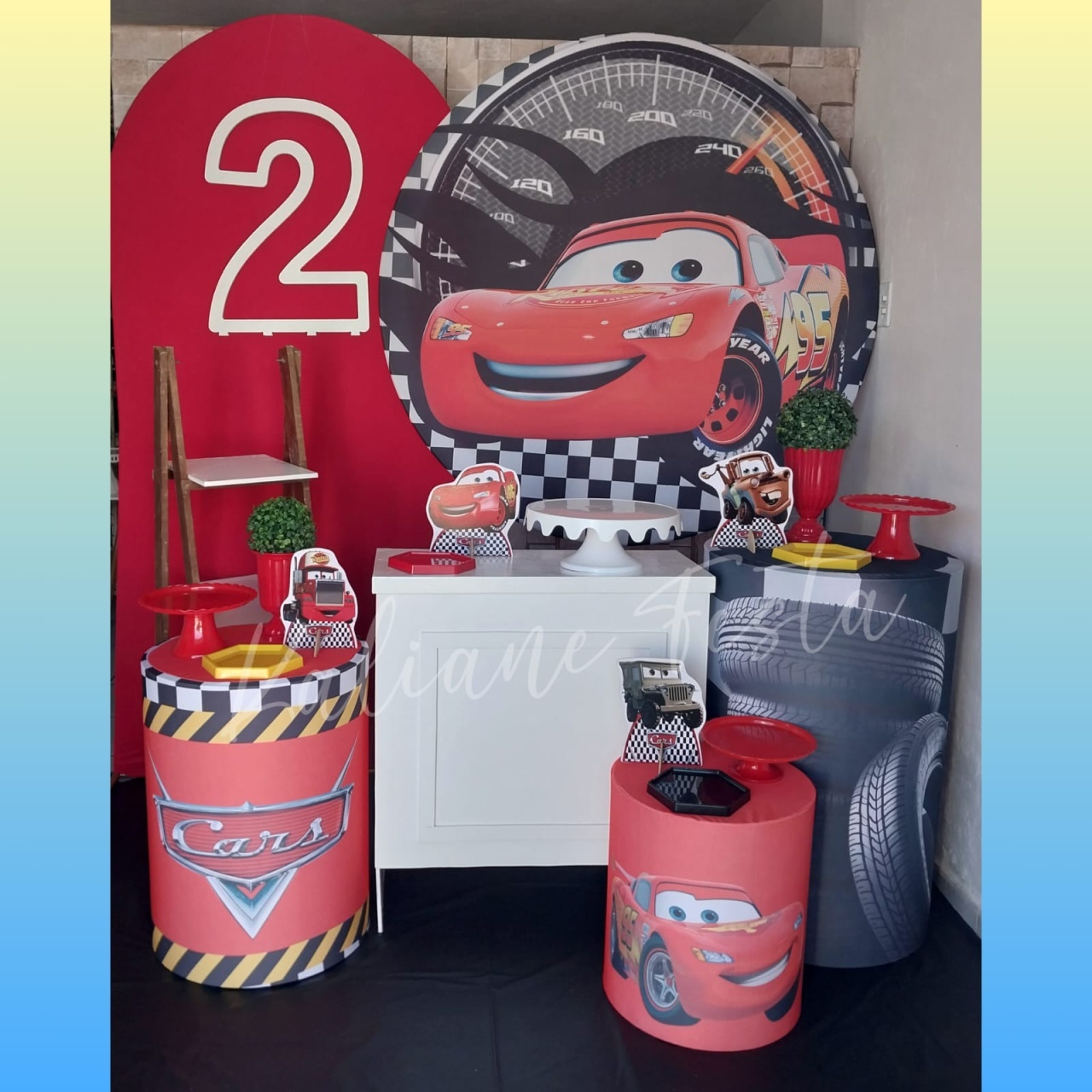  Mcqueem Com Número - Kit Diamante Com Numeração - Kaliane Festa Pegue e Monte