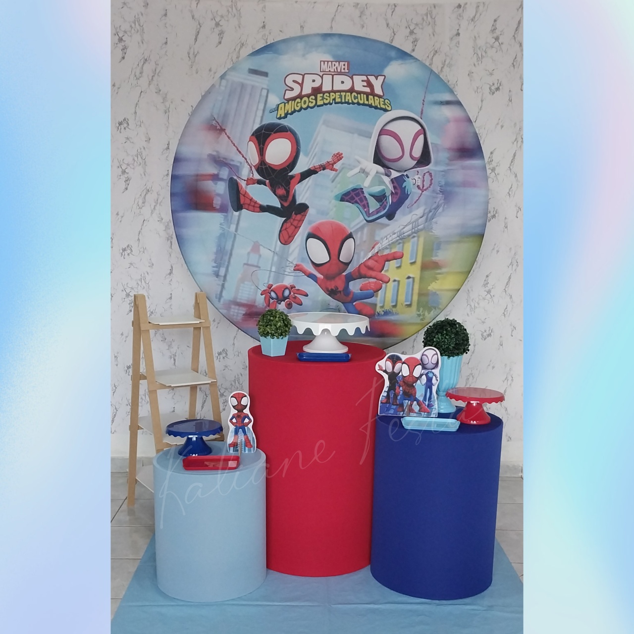 Spidery Amigos Espetaculares  - Kit Prata - Kaliane Festa Pegue e Monte