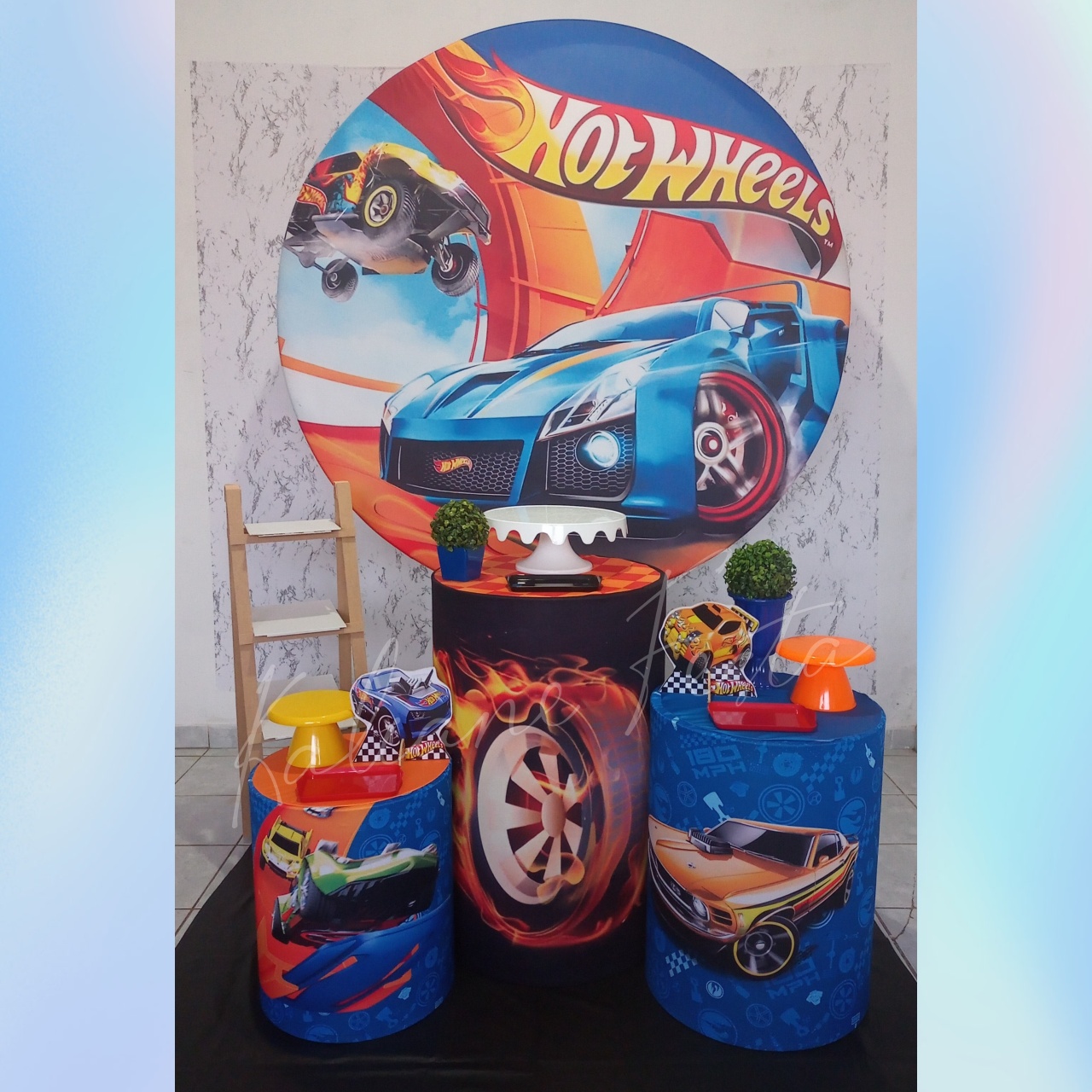 Hot Wheels  - Kit Prata - Kaliane Festa Pegue e Monte