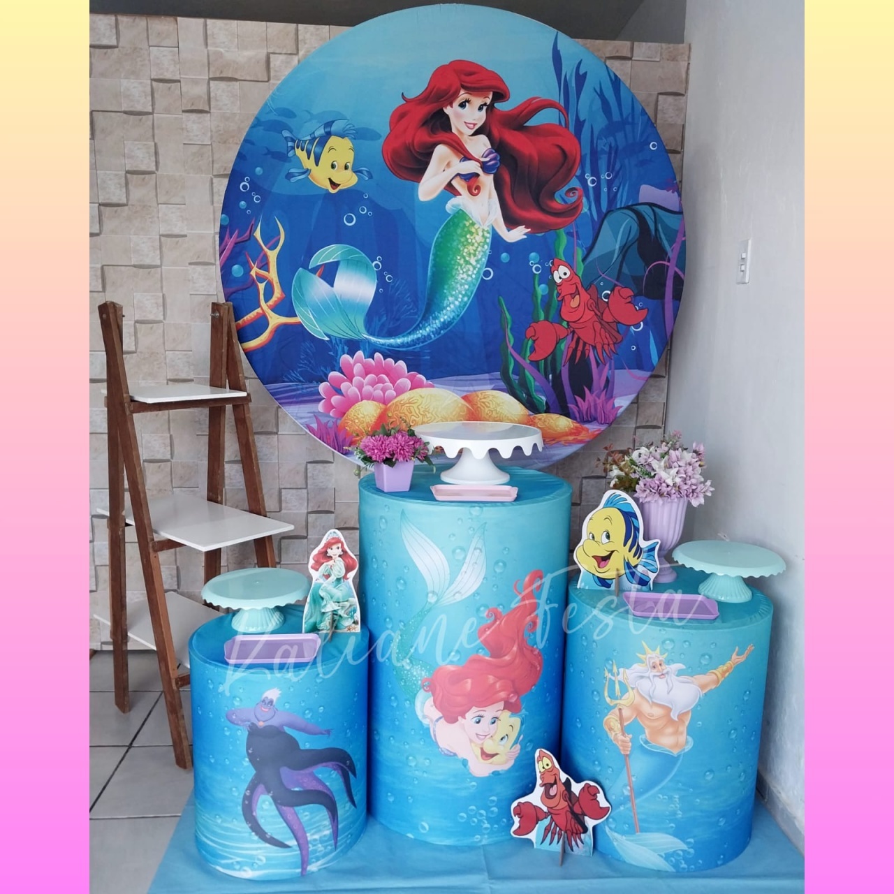 Ariel 2  - Kit Prata - Kaliane Festa Pegue e Monte