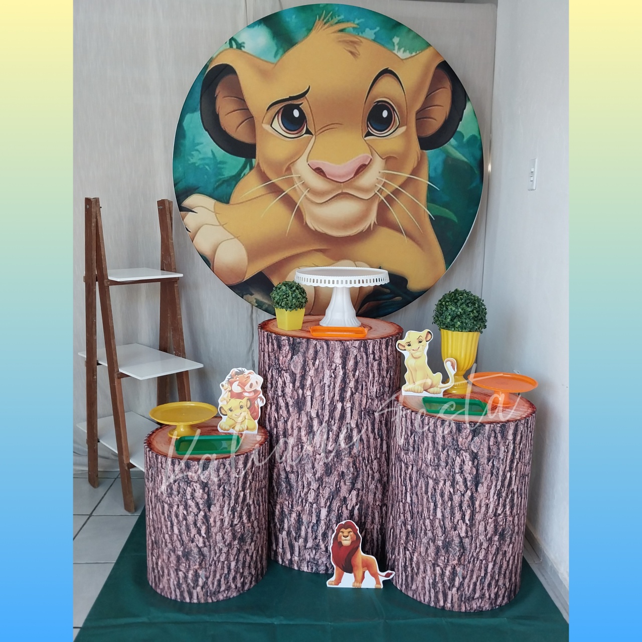 O Rei Leão 2 - Kit Prata - Kaliane Festa Pegue e Monte