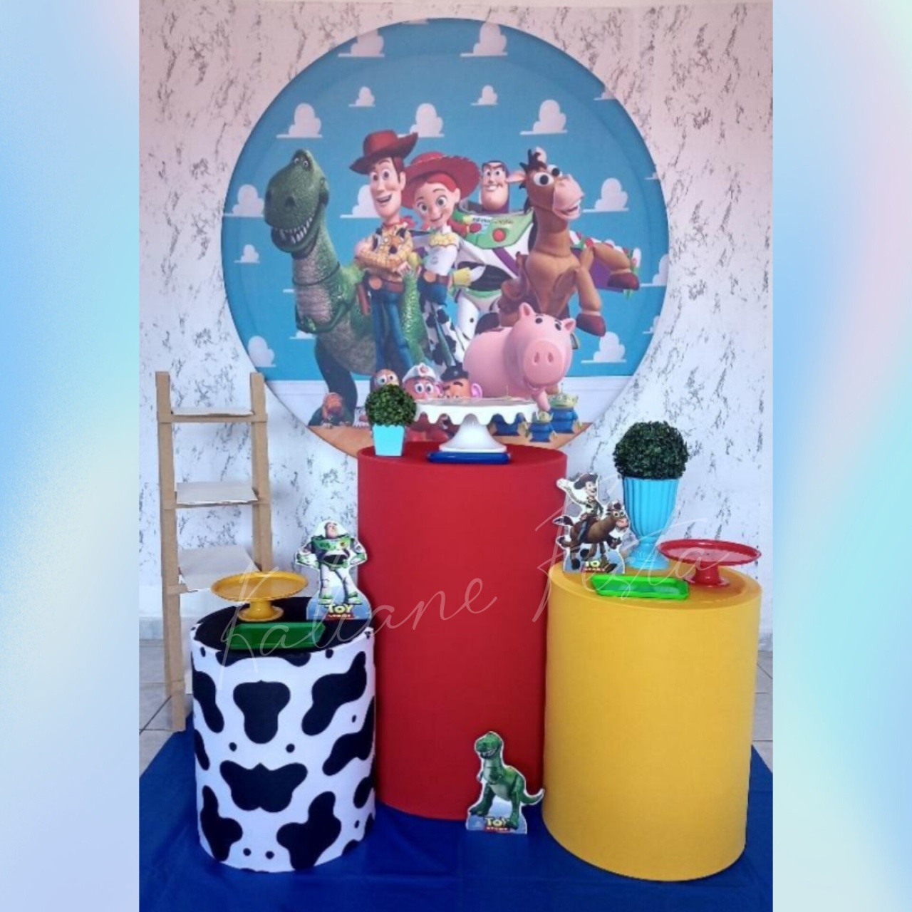 Toy Story  - Kit Prata - Kaliane Festa Pegue e Monte