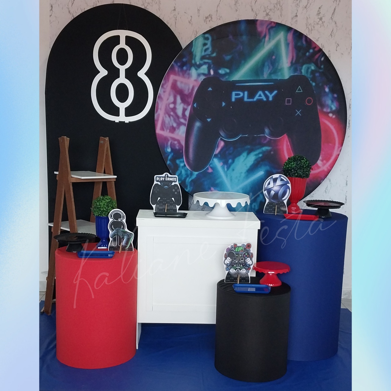  Games - Kit Diamante Com Numeração - Kaliane Festa Pegue e Monte