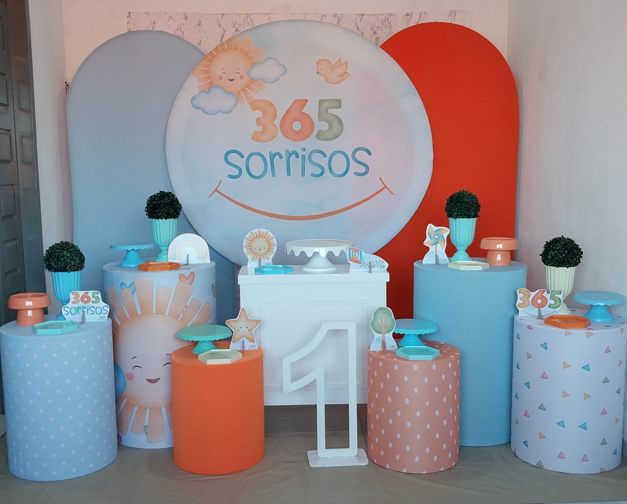 365 Sorrisos Kit Super Luxo Infantil  - Kaliane Festa Pegue e Monte