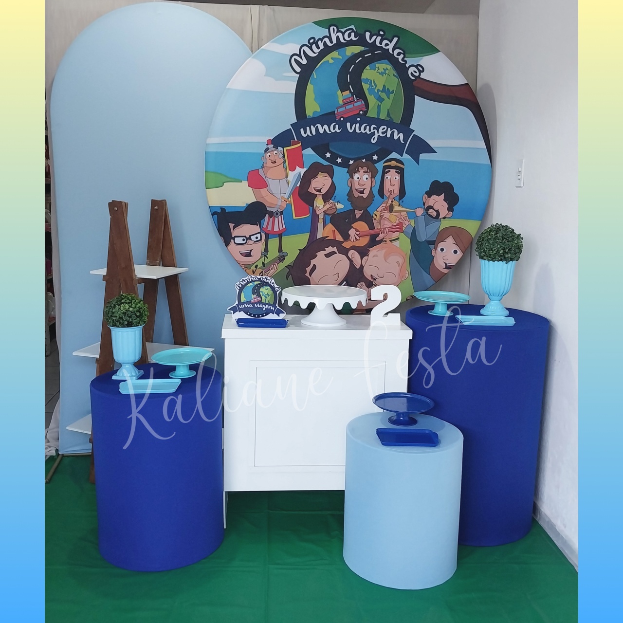 Minha Vida É Uma Viagem  - Kit Diamante - Kaliane Festa Pegue e Monte