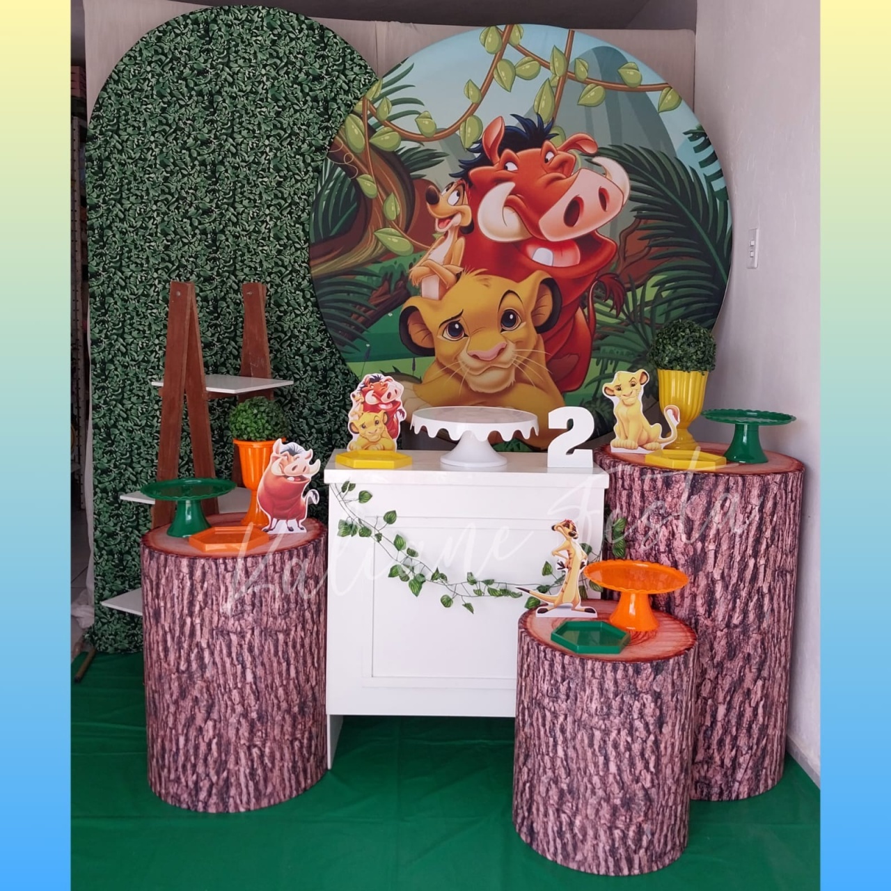 O Rei Leão 1  - Kit Diamante - Kaliane Festa Pegue e Monte