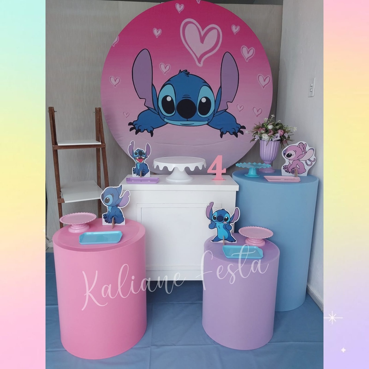 Stich - Kit Ouro - Kaliane Festa Pegue e Monte