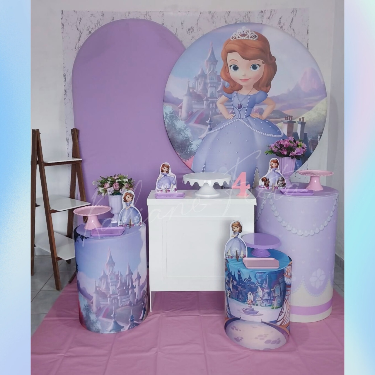  Princesa Sofia - Kit Diamante - Kaliane Festa Pegue e Monte