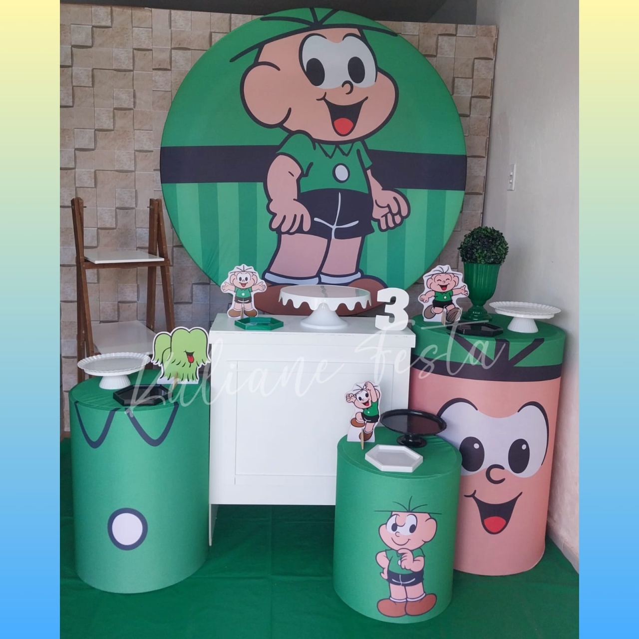 Cebolinha - Kit Ouro - Kaliane Festa Pegue e Monte