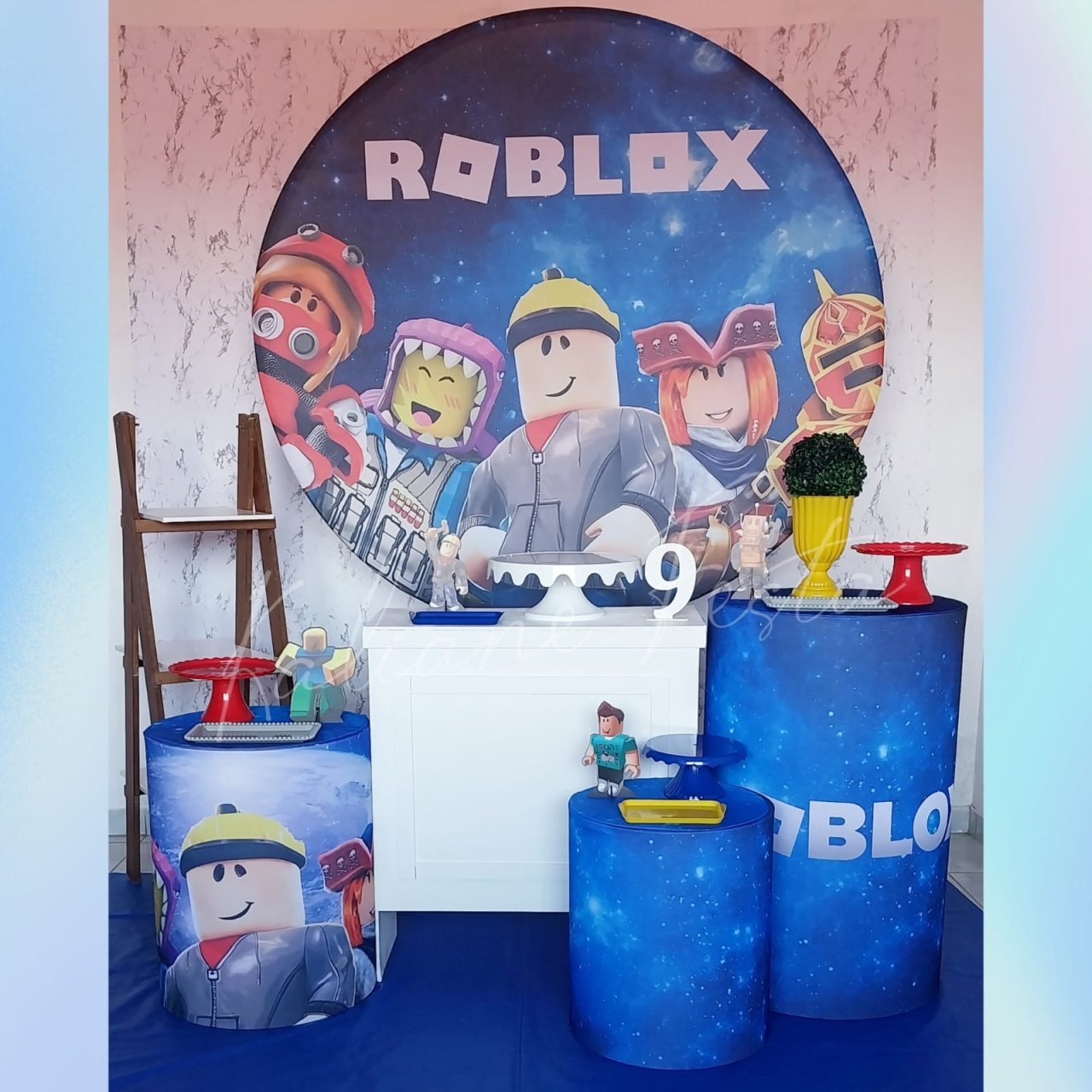 Roblox Menino - Kit Ouro - Kaliane Festa Pegue e Monte