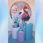  Frozen Azul,Branco E Lilás - Kit Bronze - imagem 1