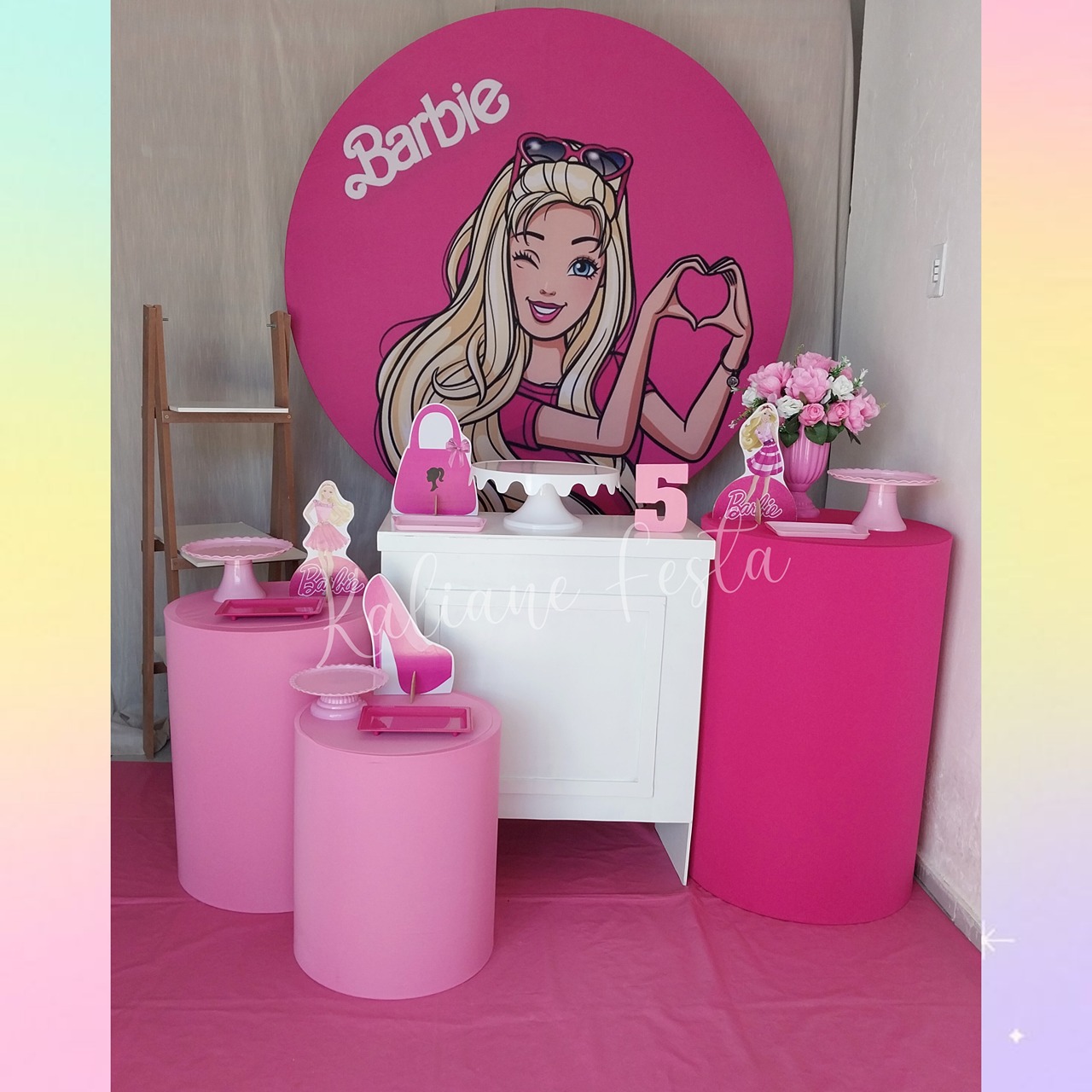  Barbie 2 - Kit Ouro - Kaliane Festa Pegue e Monte