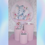 Elefantinha Rosa - Kit Bronze  - imagem 2