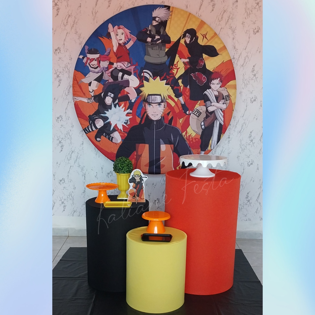 Naruto - Kit Bronze - Kaliane Festa Pegue e Monte