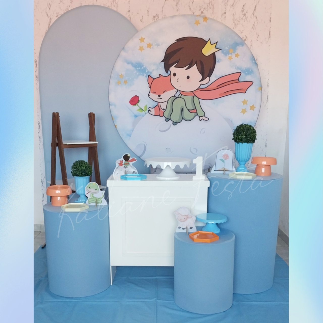 O Pequeno Príncipe - Kit Diamante - Kaliane Festa Pegue e Monte