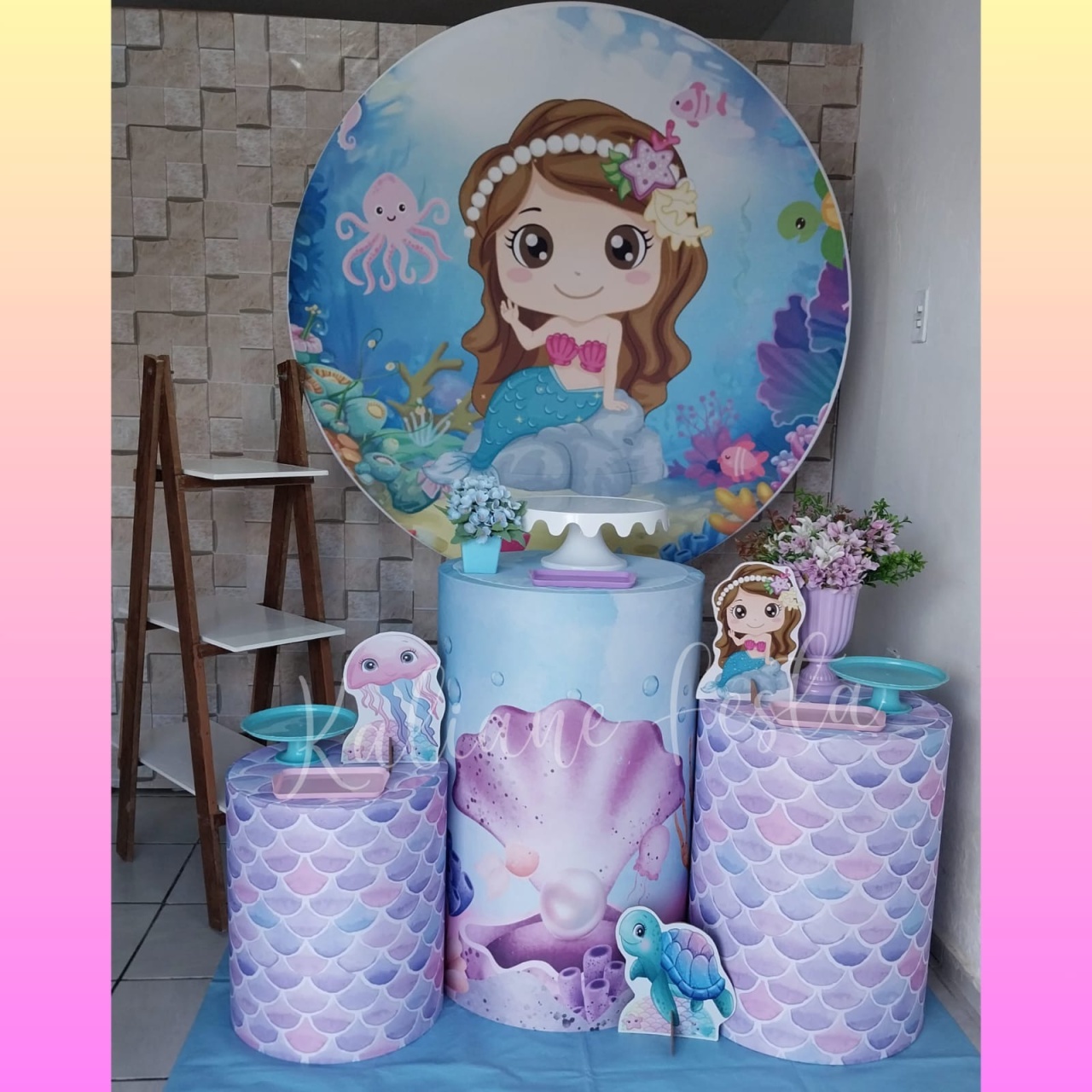  Sereia Cut - Kit Prata - Kaliane Festa Pegue e Monte