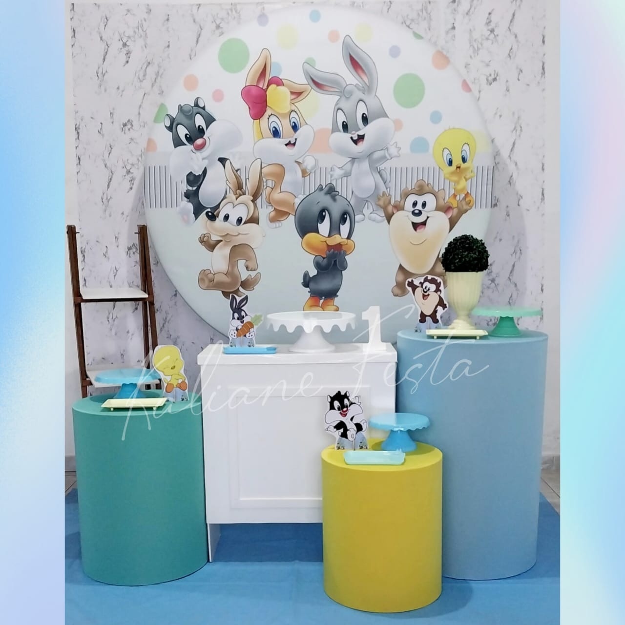  Baby Loones Tunes - Kit Ouro - Kaliane Festa Pegue e Monte