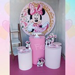  Minnie Rosa - Kit Prata - imagem 1