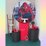 Homem Aranha Vermelho E Preto  - Kit Prata - imagem 1