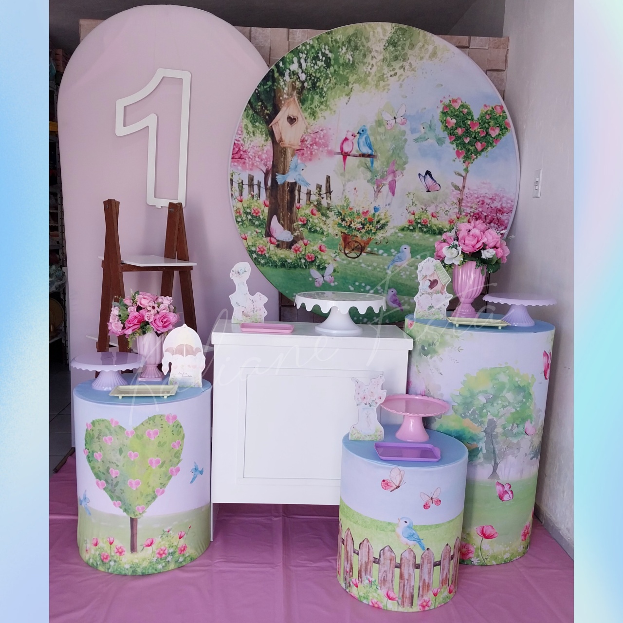  Jardim Encantado 2 Copia 2 - Kit Diamante  - Kaliane Festa Pegue e Monte