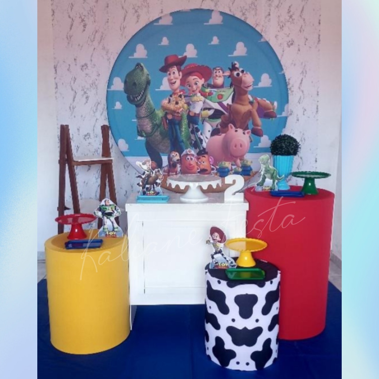 Toy Story - Kit Ouro - Kaliane Festa Pegue e Monte