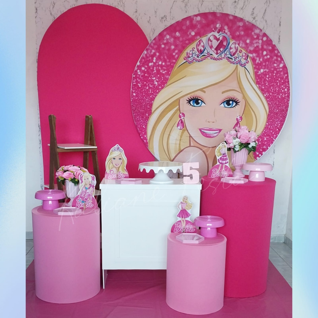  Barbie 1 - Kit Diamante - Kaliane Festa Pegue e Monte