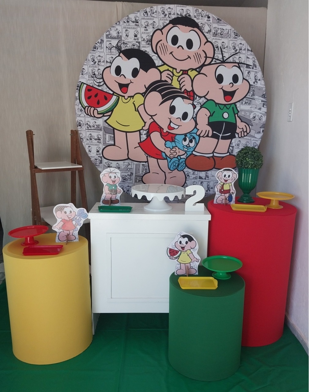 Turma da Mônica Menino 1 - Kit Ouro - Kaliane Festa Pegue e Monte