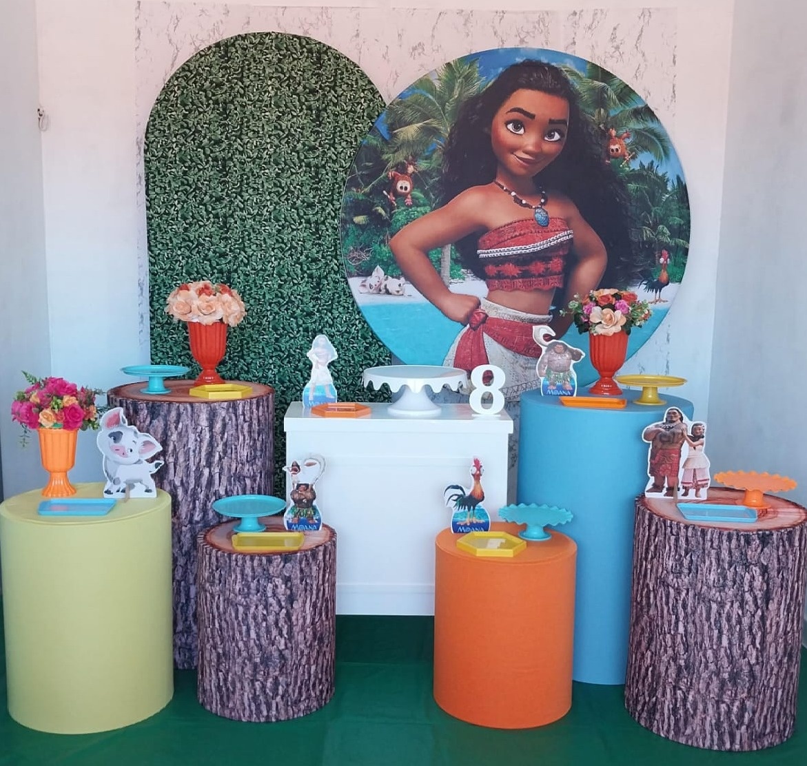 Moana - Kit Diamante + Adicionais - Kaliane Festa Pegue e Monte