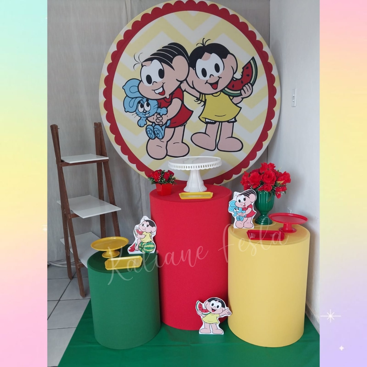  Magali E Mônica - Kit Prata - Kaliane Festa Pegue e Monte