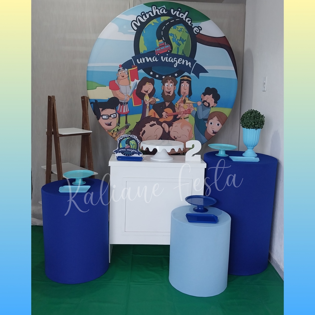  Minha Vida É Uma Viagem  - Kit Ouro - Kaliane Festa Pegue e Monte