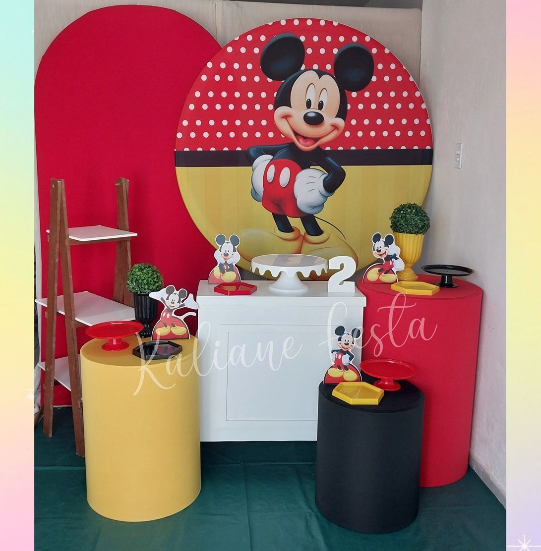  Mickey  - Kit Diamante - Kaliane Festa Pegue e Monte