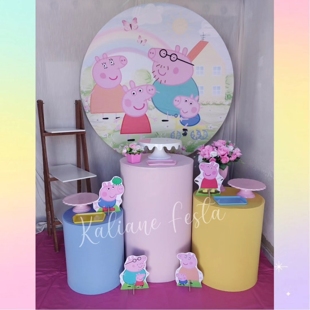 Peppa - Kit Prata - Kaliane Festa Pegue e Monte