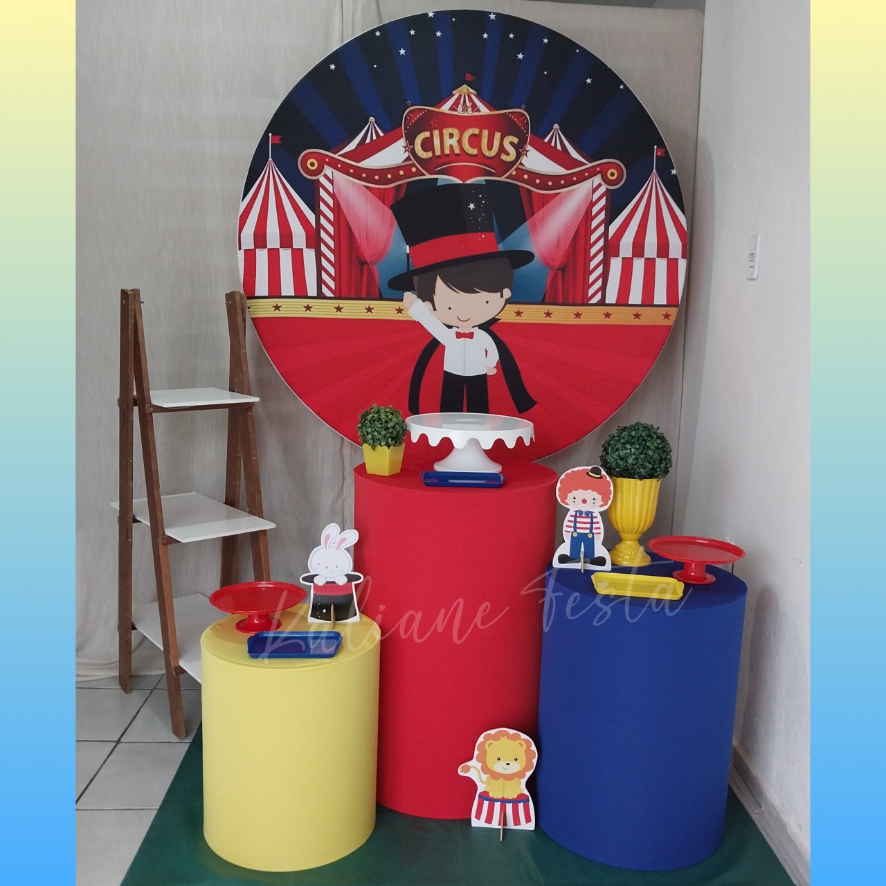 Circo - Kit Prata - Kaliane Festa Pegue e Monte