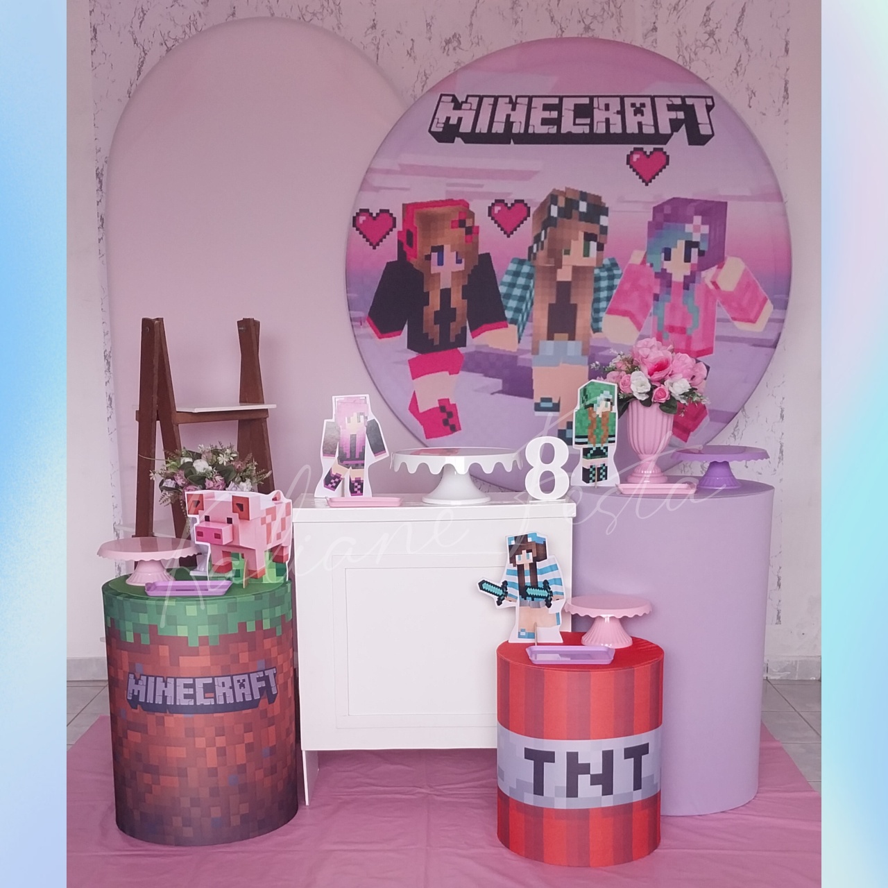 Minecraft - Kit Diamante  - Kaliane Festa Pegue e Monte
