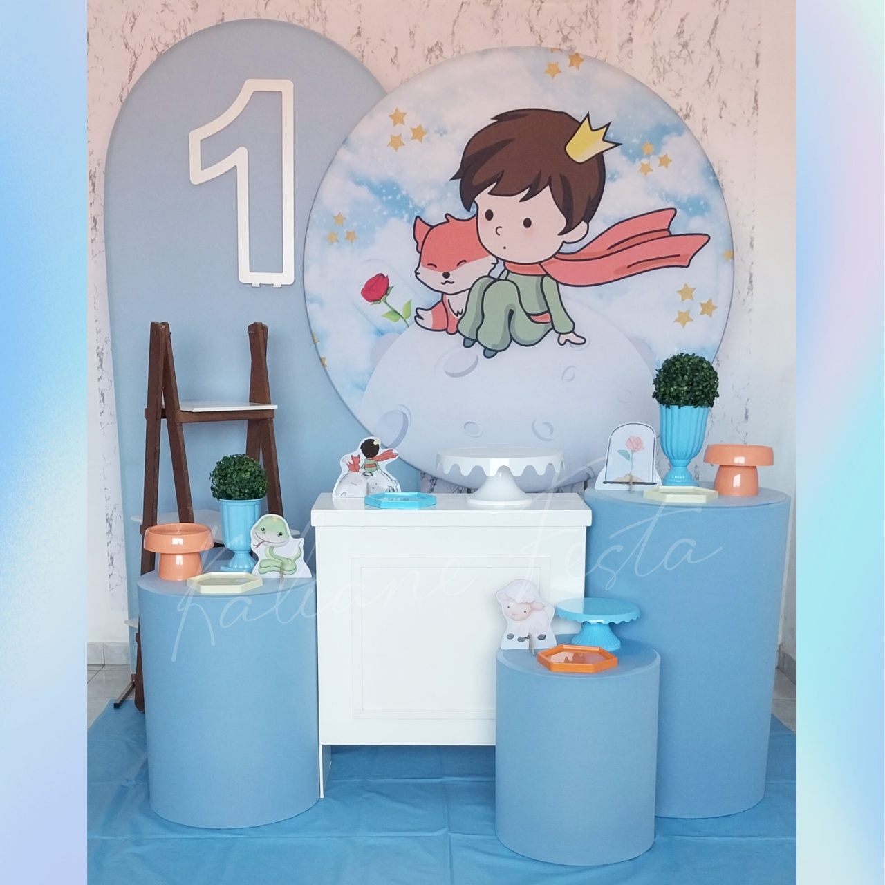 O Pequeno Príncipe - Kit Diamante Com Numeração - Kaliane Festa Pegue e Monte