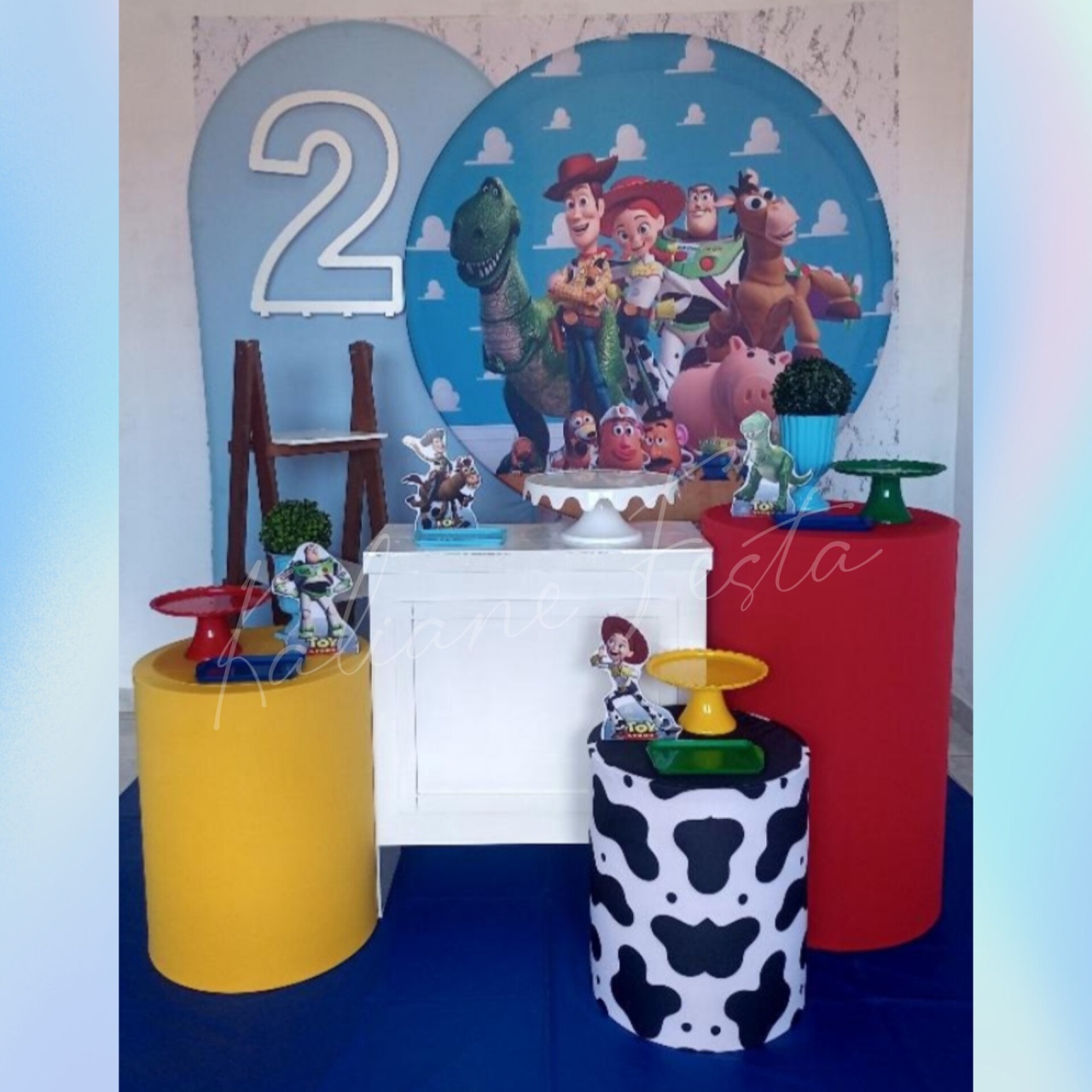 Toy Story - Kit Diamante Com Numeração - Kaliane Festa Pegue e Monte