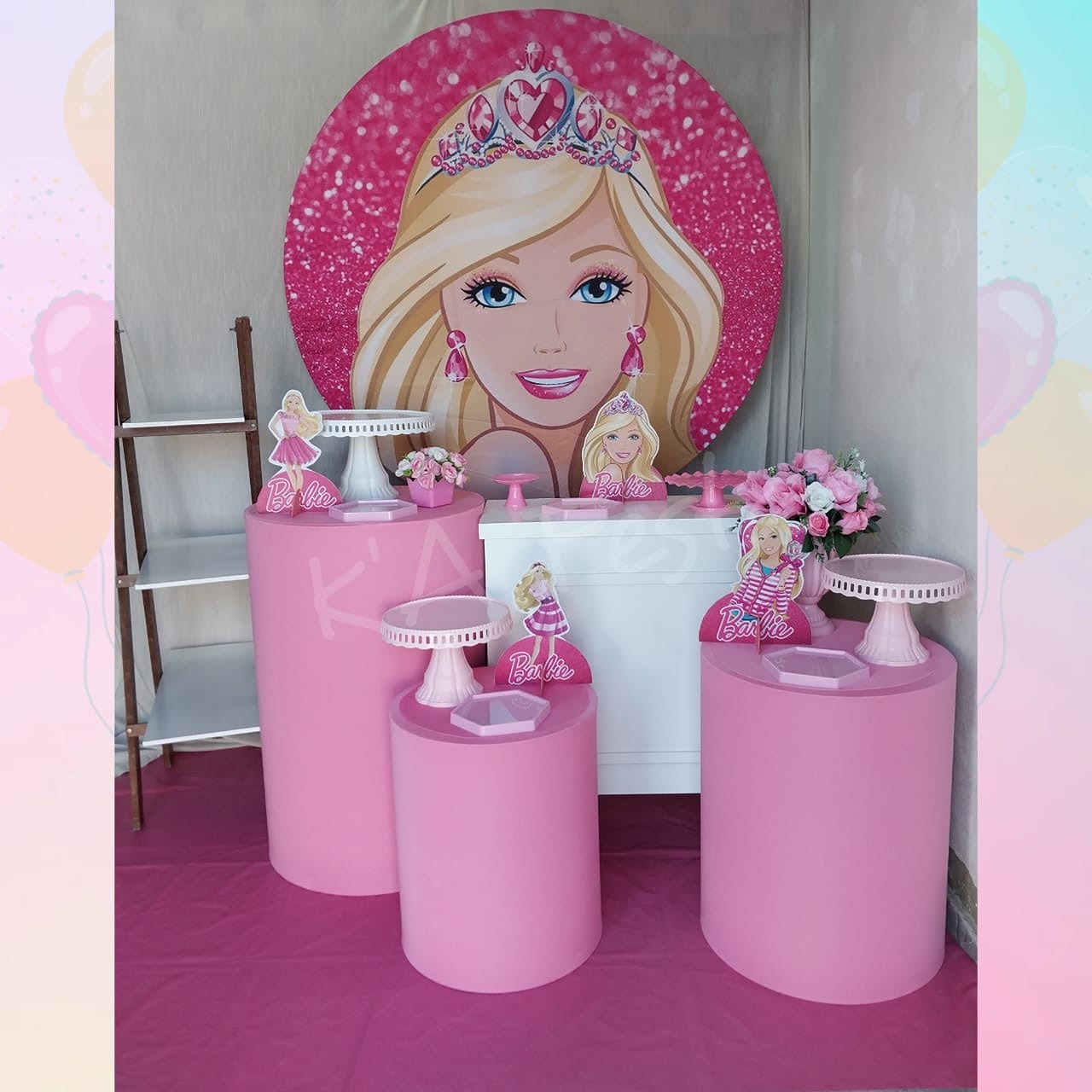 Barbie 1 - Kit Ouro - Kaliane Festa Pegue e Monte
