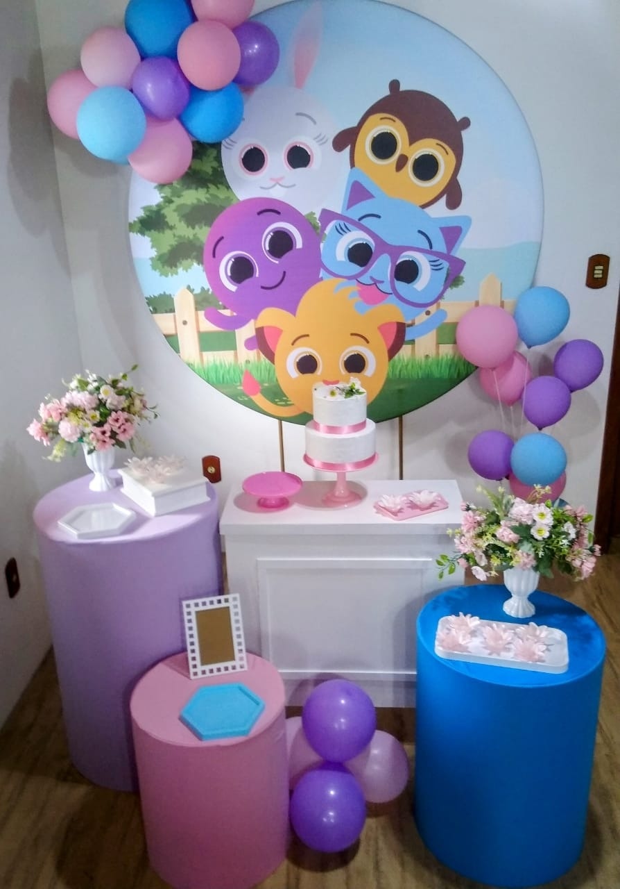 Kit Bolofofos Menina Medio - Guaiba Pegue e Monte 