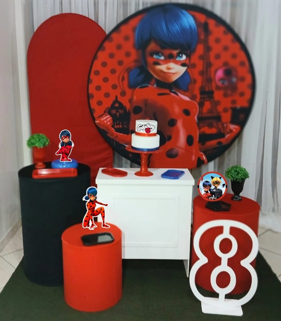 Kit Ladybug   Completo - Guaiba Pegue e Monte 