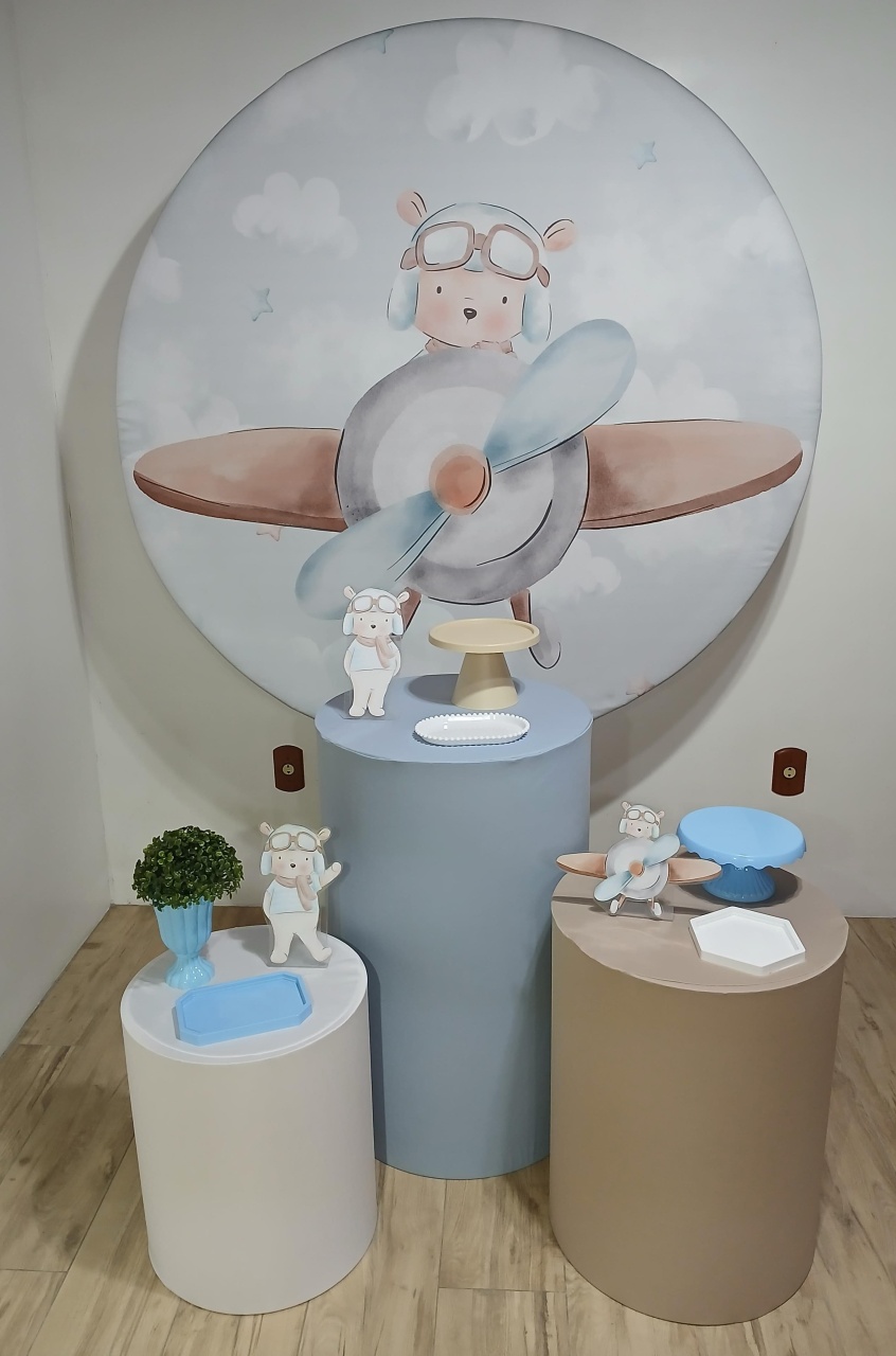 Kit Urso Aviador Economico - Guaiba Pegue e Monte 