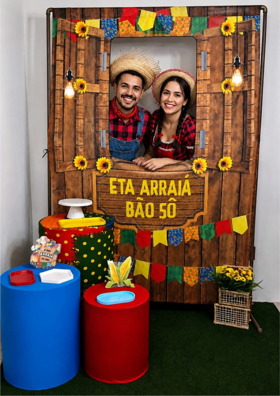 Kit Junino Interativo - Guaiba Pegue e Monte 