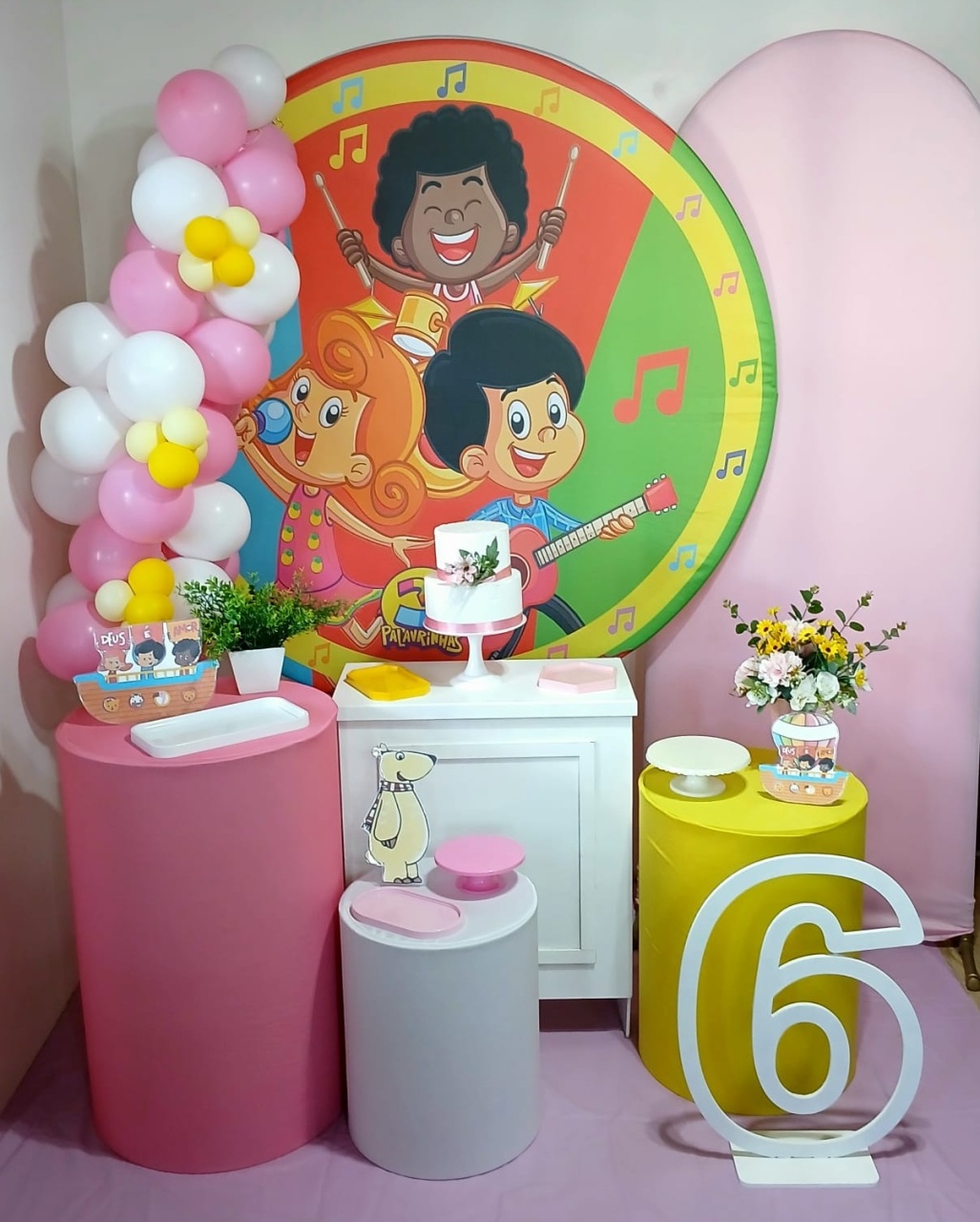 Três Palavrinhas Menina- Completo - Guaiba Pegue e Monte 